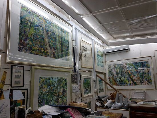 Michael Adams Paintings Studio