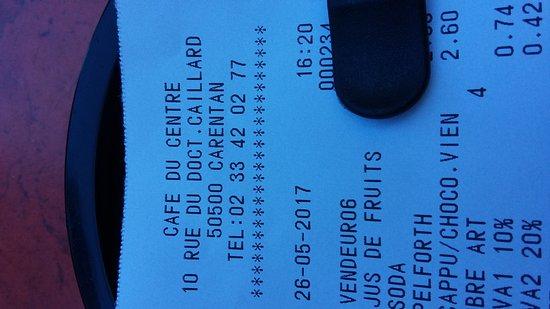 Cafe du Centre De Carentan