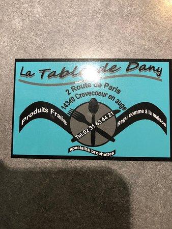La Table de Dany
