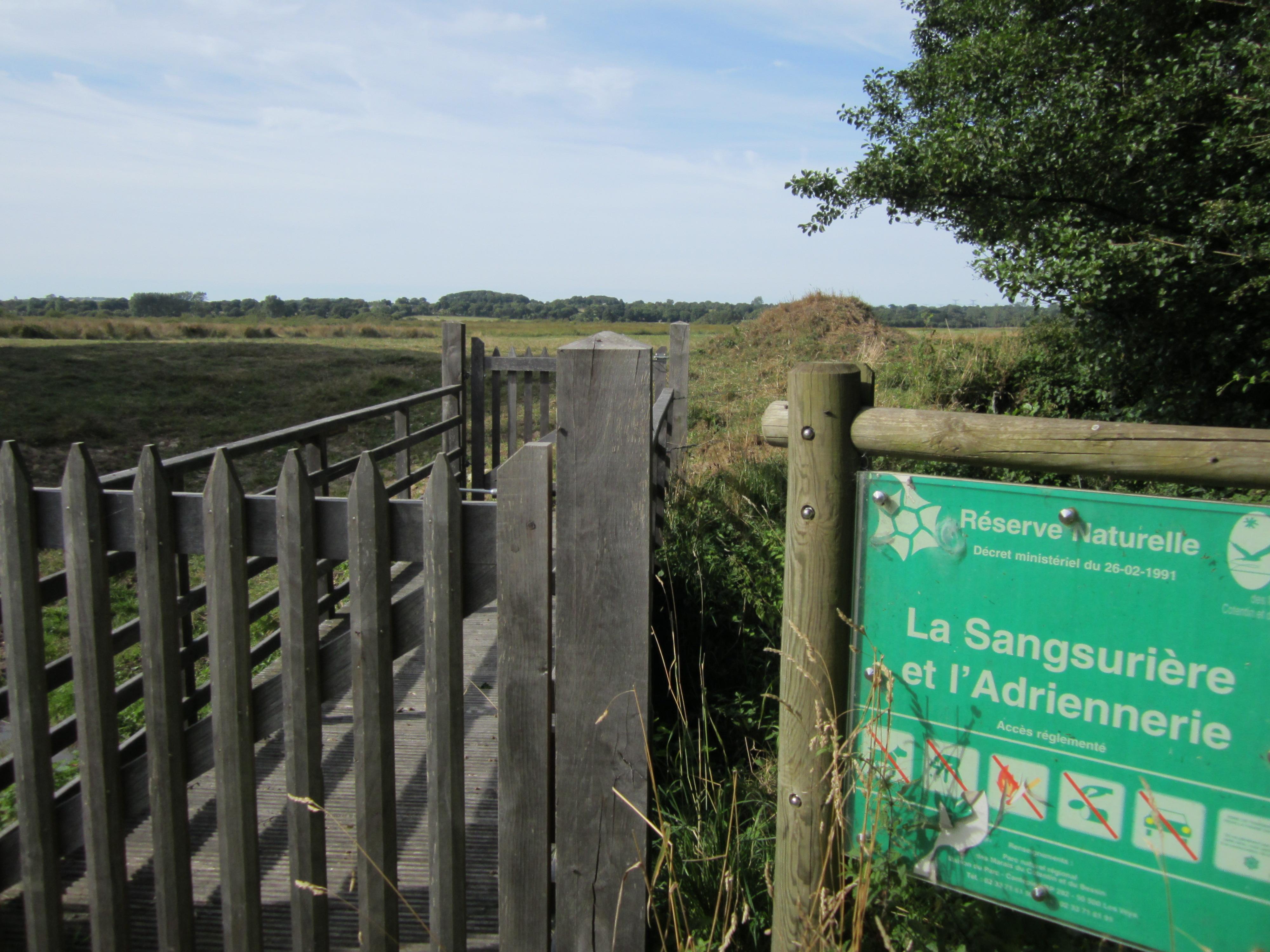 réserve naturelle nationale des marais de la Sangsurière et de l'Adriennerie